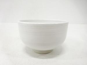 出石焼　小嶋昇山造　白磁　茶碗